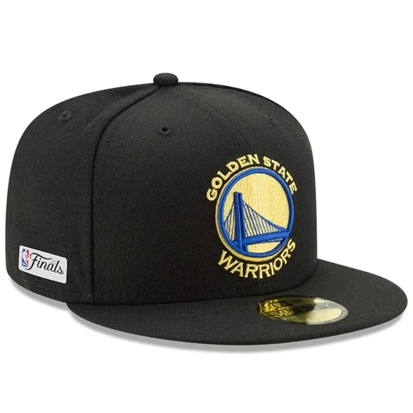 New Era Other - New Era NBA Golden State Warriors Black UV 59FIFTY Fitted Hat Size 7 3/8 NWT